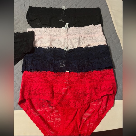 PINK Victoria's Secret Other - NWT VS PINK Lace Hipsters 5 Pairs